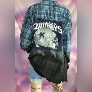 Dallas Cowboys Upcycled Flannel